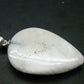 Scolecite Silver Pendant From India - 1.6"