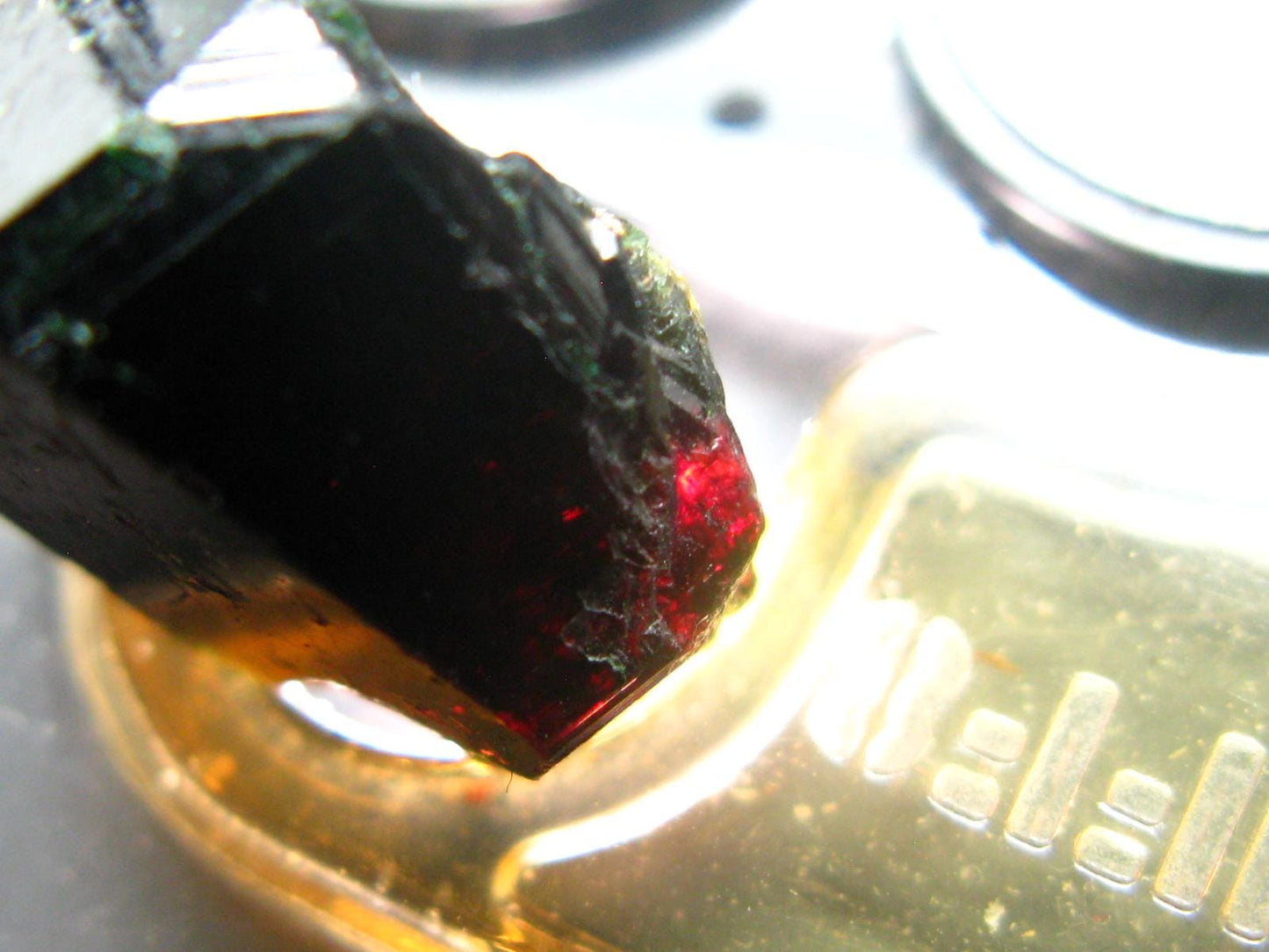 Rare Usambara Chrome Tourmaline Crystal Silver Pendant From Tanzania - 0.9" - 3.07 Grams