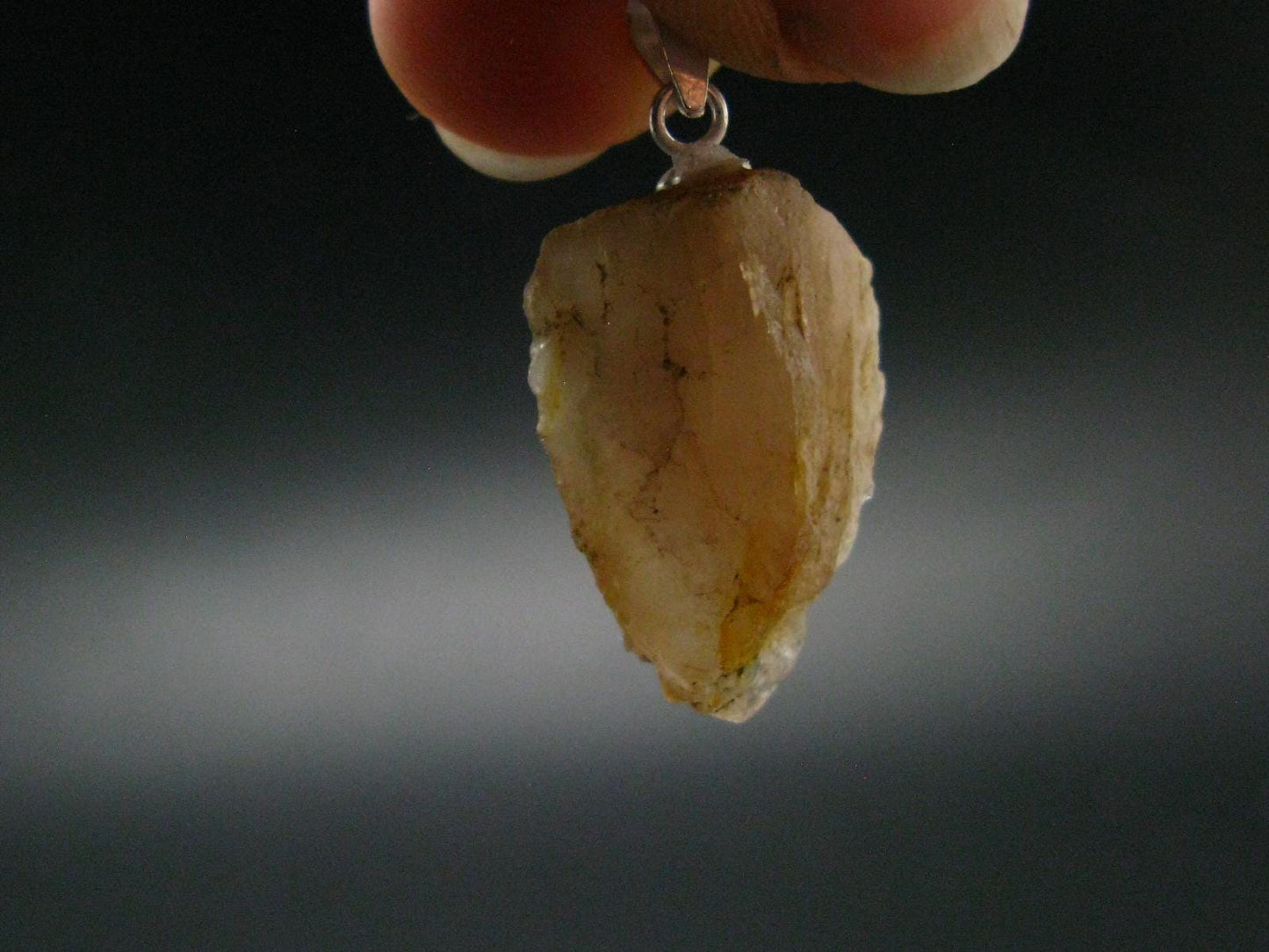 Phenakite Phenacite Crystal Silver Pendant From Nigeria - 1.1" - 3.0 Grams