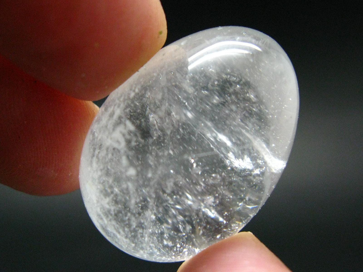 Light Blue Topaz Egg From Brazil - 1.3" - 29.29 Grams