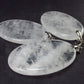 Set of 3 Natural Clear Quartz Crystal Pendants From Brazil