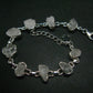 Phenakite Phenacite Silver Bracelet From Brazil- 7" - 14.0 Grams