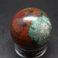 Crimson Cuprite w/ Chrysocola Sphere Ball from Mexico - 1.4" - 72.1 Grams