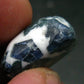 Gem Benitoite & Natrolite Polished Stone w/ Hole From California - 23.03 Carats