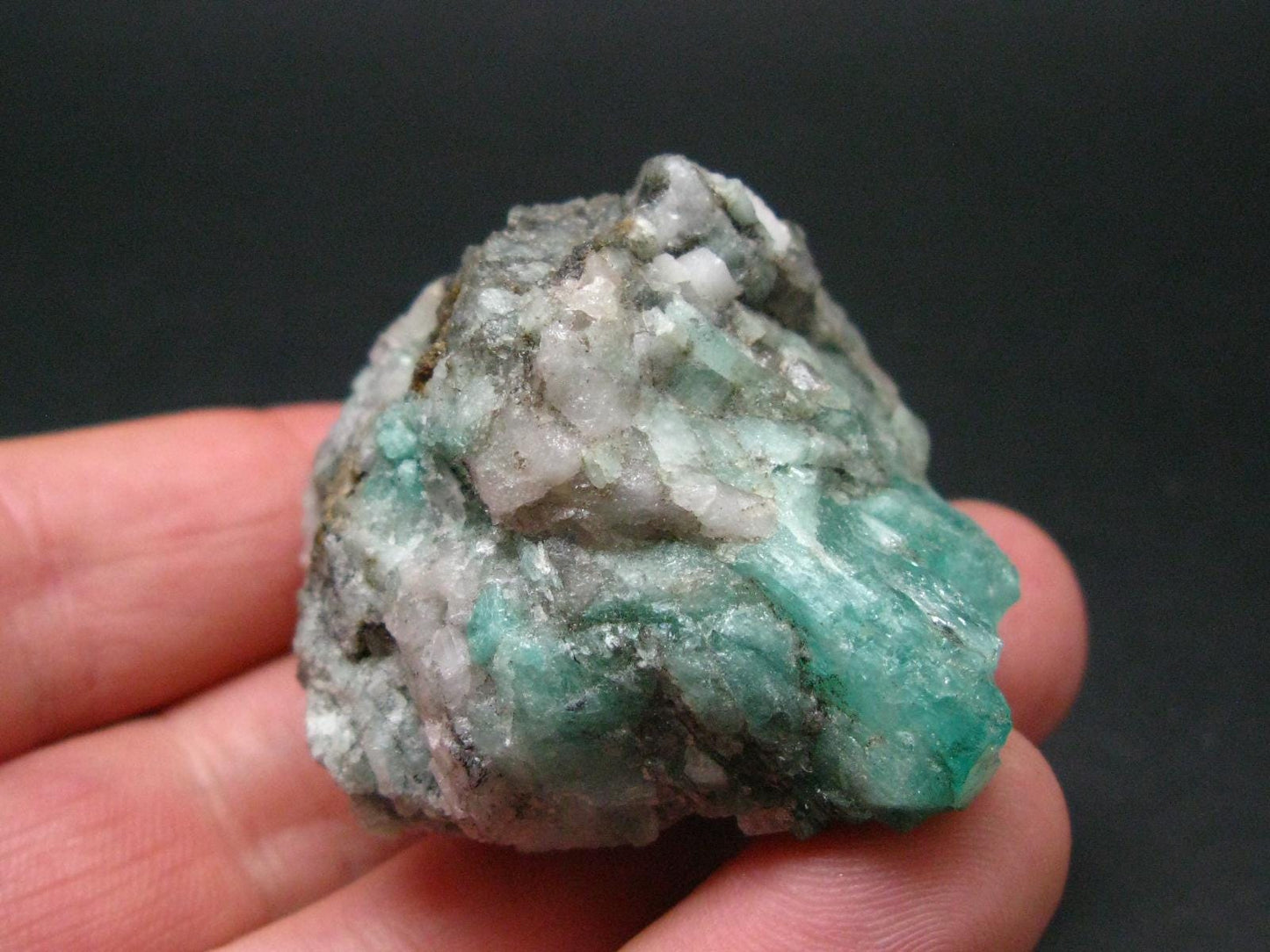 Emerald Beryl Crystal On Matrix From Colombia - 2.1"