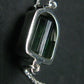 Green Tourmaline Silver Bracelet From Brazil - 4.33 Grams
