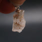 Rare Terminated Gemmy Nirvana (Pink Ice) Quartz Crystal Silver Pendant from the Himalayas - 0.8" - 1.5 Grams