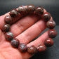 Cinnabar Genuine Bracelet ~ 7 Inches ~ 14mm Round Beads