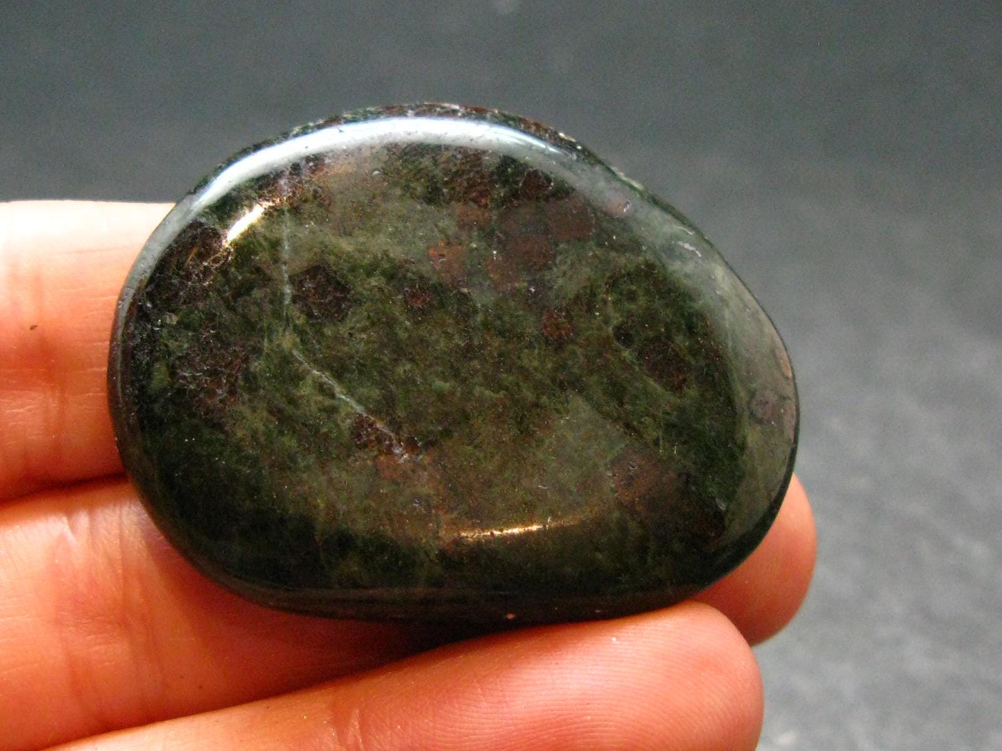 Rare Eclogite Tumbled Stone From Norway - 1.6" - 23.10 Grams