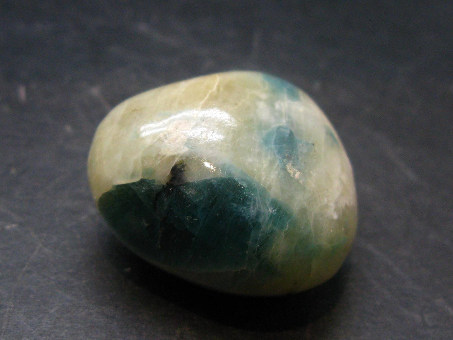 Extremely Rare Tumbled Grandidierite Stone From Madagascar - 1.3" - 149.60 Carats
