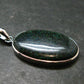 Rare Black Opal Sterling Silver Pendant from Australia - 1.5" - 4.58 Grams