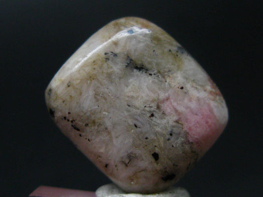 Rare Pink Tugtupite Metal Free Pendant From Greenland - 0.8" - 7.21 Grams