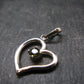 Moldavite Tektite Silver Pendant from Czech Republic - 1.3" - 4.07 Grams