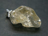 Golden Scapolite Silver Pendant From India - 1.1" - 3.91 Grams