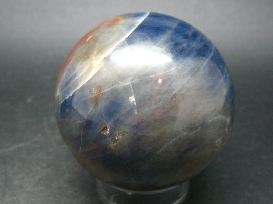 Very Rare Blue Sapphire Corundum Ball Sphere Russia - 2.1" - 303 Grams