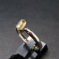 Fire Red Zincite Zinkite 925 Silver Ring from Poland - Size 7 - 1.62 Grams