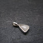 Raw Rare Natrolite Crystal Silver Pendant From Russia - 0.5" - 0.72 Grams