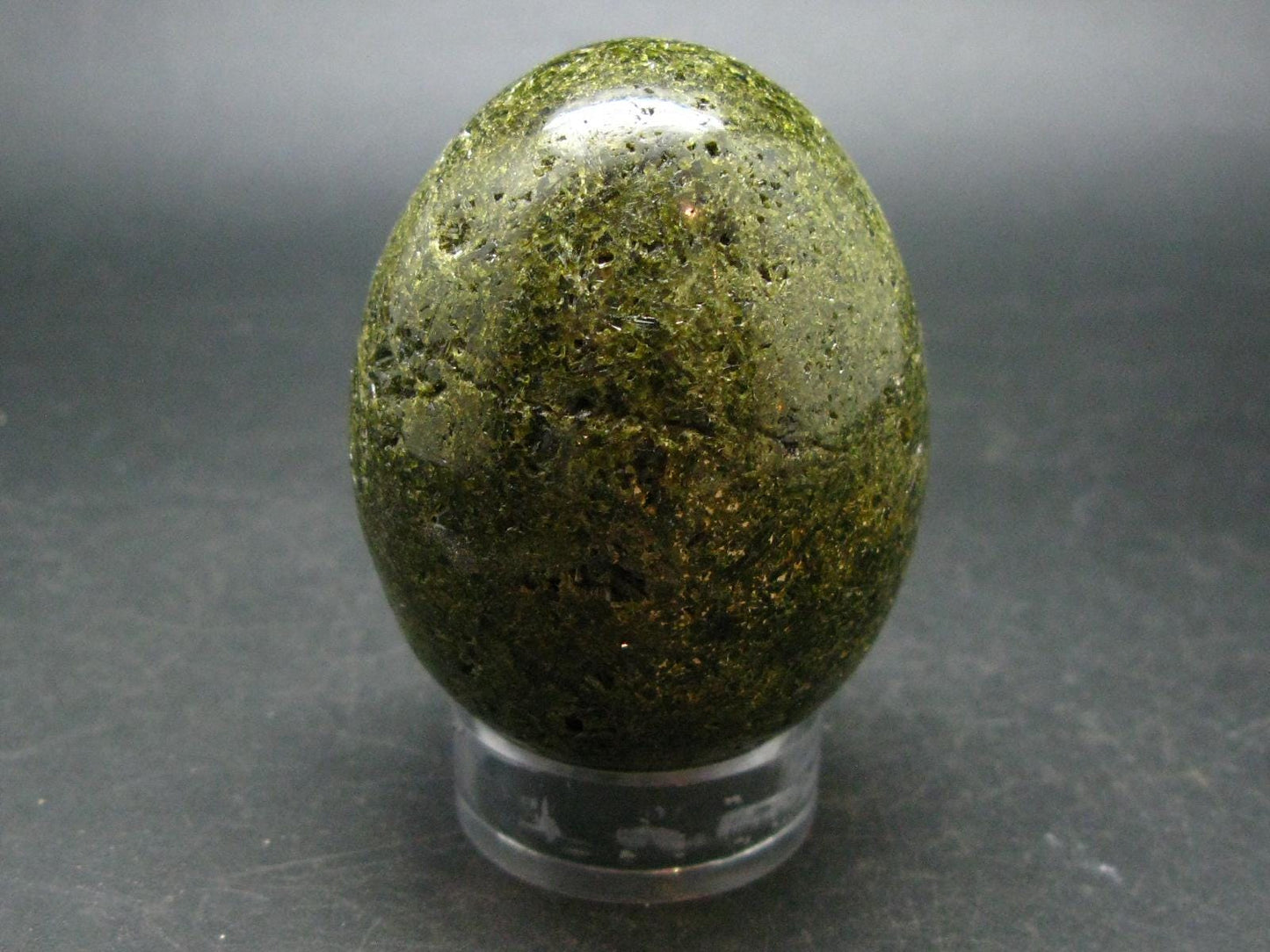 Nice Rare Epidote Egg From Peru - 2.3"