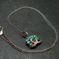 Emerald Silver Pendant W/Chain From Colombia - 4.18 Grams Total