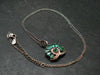 Emerald Silver Pendant W/Chain From Colombia - 4.18 Grams Total