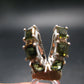 Moldavite Tektite Silver Earrings from Czech Republic - 4.81 Grams