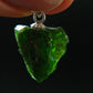Green Chrome Diopside 925 Silver Pendant from Russia - 0.8" - 1.76 Grams