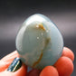 Lemurian Aquatine Blue Calcite Egg From Argentina - 1.5" - 58.56 Grams