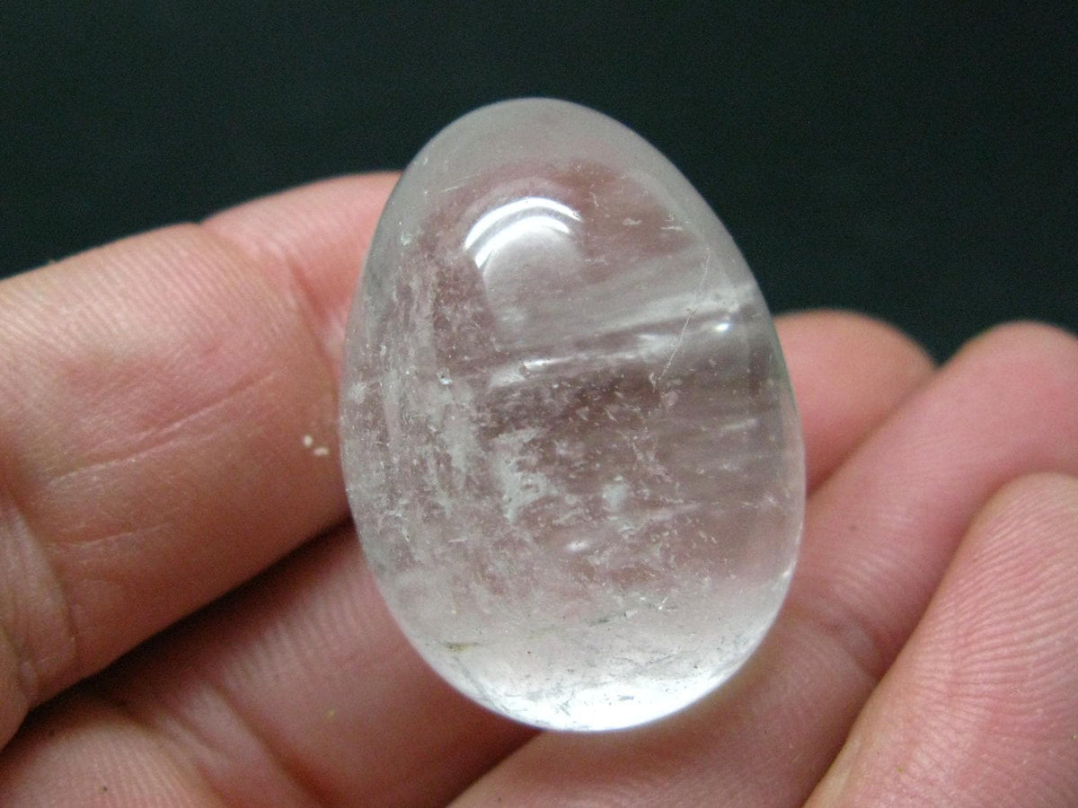 Light Blue Topaz Egg From Brazil - 1.3" - 29.29 Grams