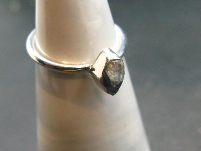 Benitoite Silver Ring From California - Size 7 - 1.98 Grams