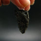 Silver Nuumite Nuummite Pendant From Greenland - 1.3"