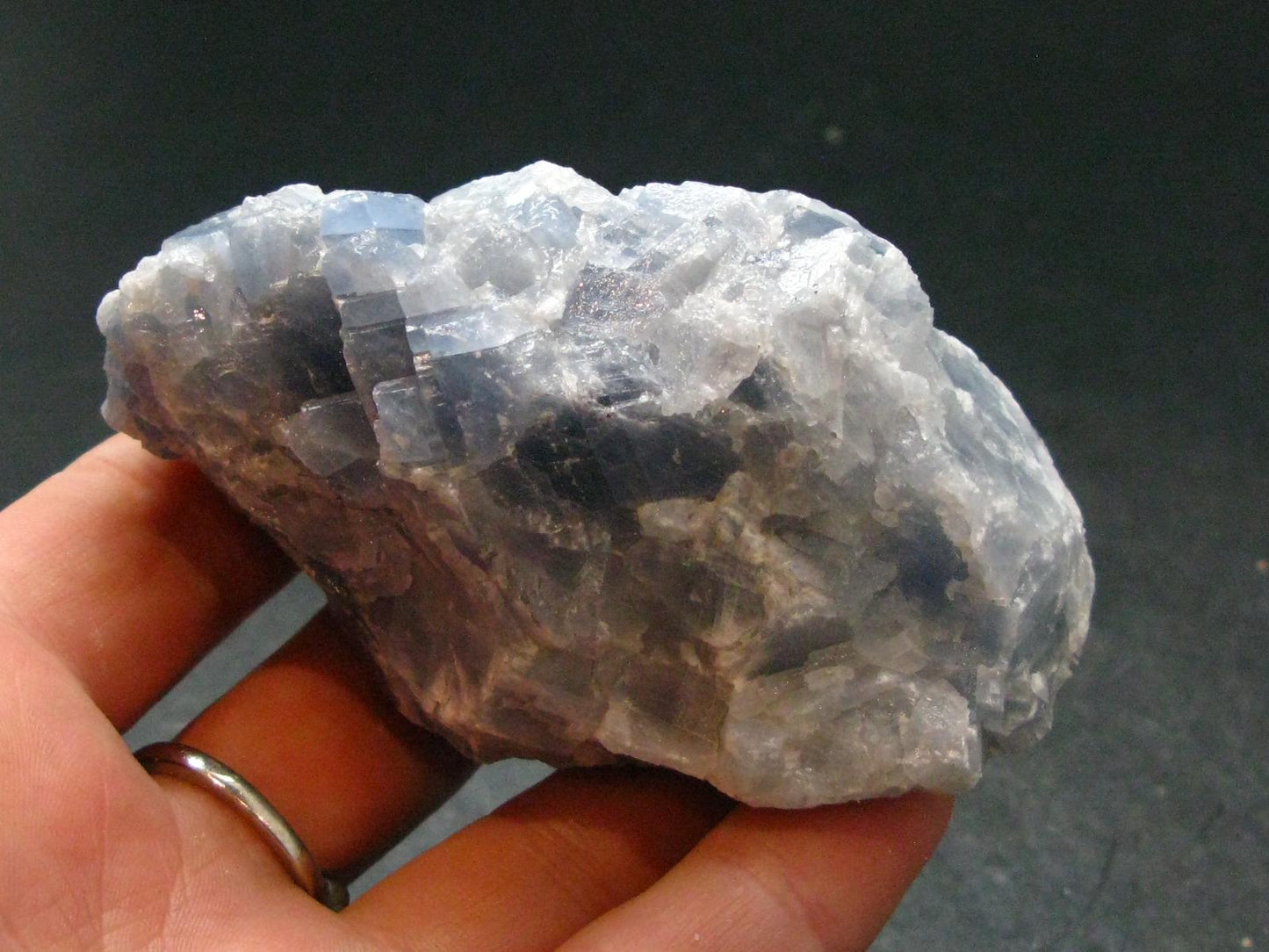 Blue Calcite Crystal from Mexico - 141.88 Grams - 3.0"