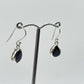 Teardrop Sapphire Sterling Silver Earrings | September Birthstone