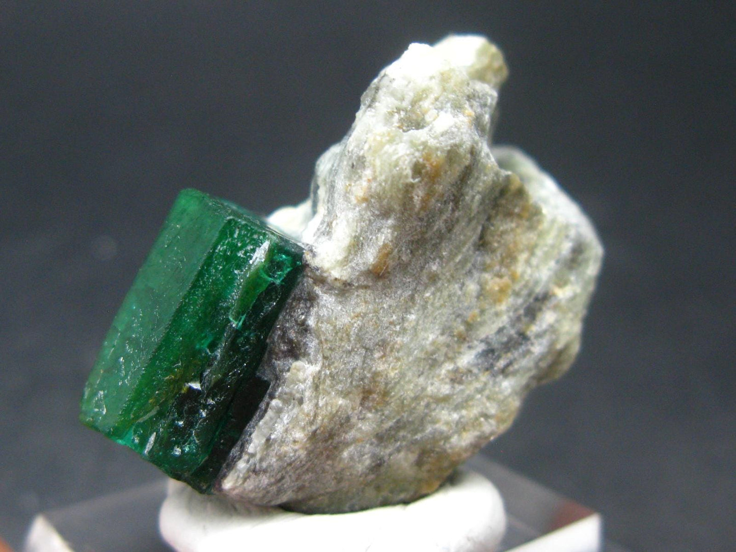 Emerald Beryl Crystal On Matrix From Swat Pakistan - 1.4"- 19.15 Grams