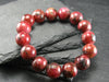 Eudyalite Eudialyte Genuine Bracelet ~ 7 Inches ~ 13mm Round Beads