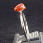 Raw Sunstone 925 Silver Ring From Tanzania - 1.79 Grams - Size 8.25