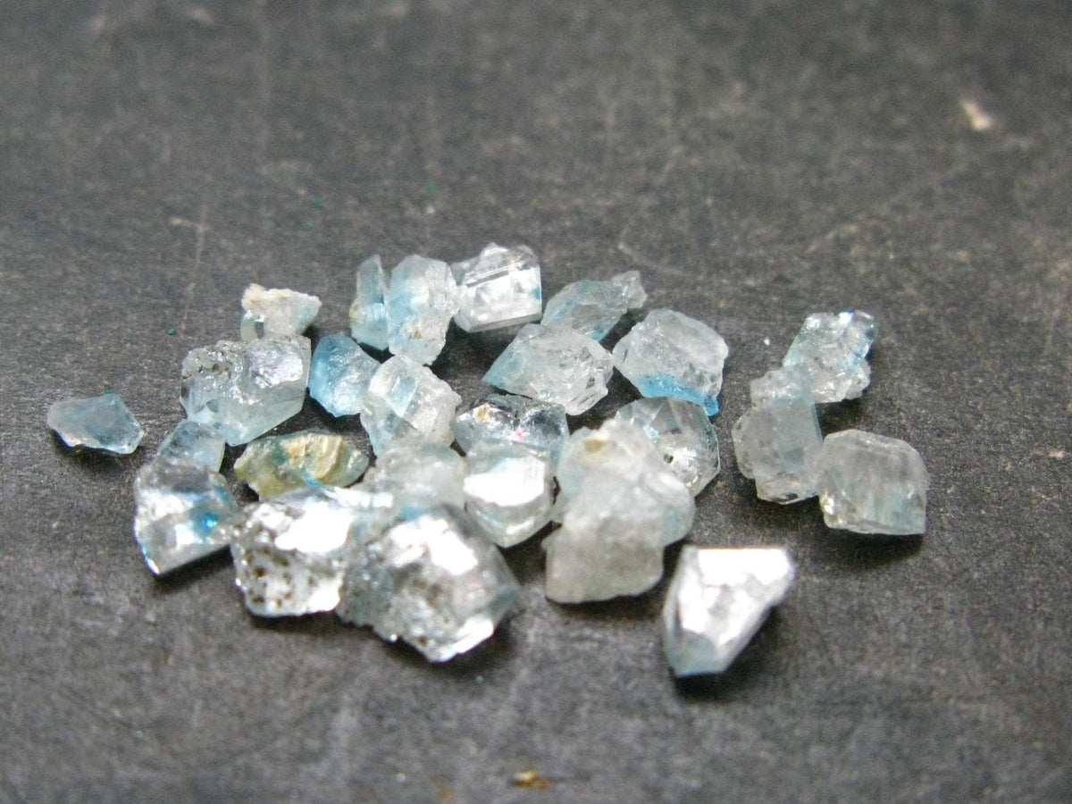 Lot of 25 Euclase Gem Crystal From Brazil - 8.20 Carats