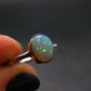 Natural Cabochon Opal 925 Sterling Silver Ring from Ethiopia - 1.77 Grams - Size 8