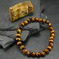 Tiger Eye Genuine Bracelet ~ 7 Inches ~ 6mm Round Beads