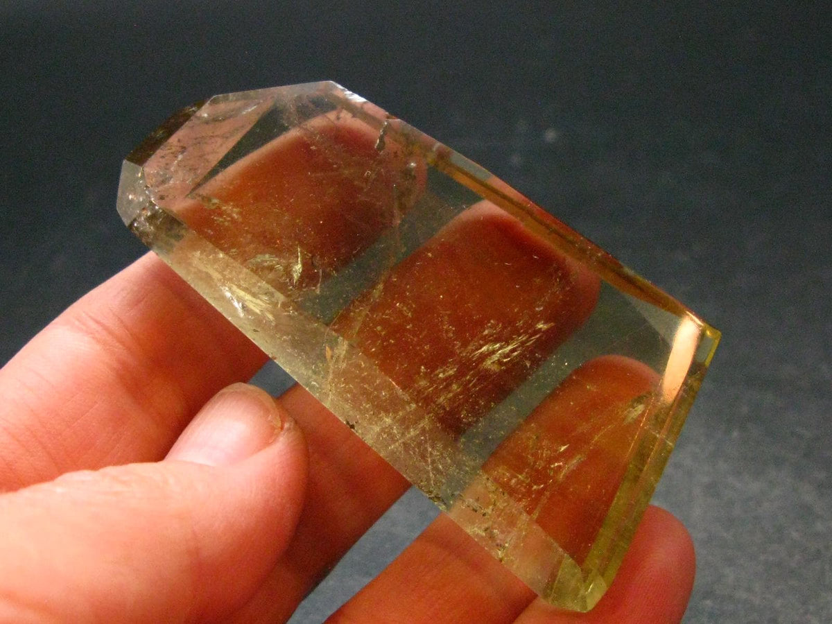 Citrine Unheated Polished Crystal From Brazil - 2.5" - 47.0 Grams
