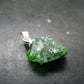 Green Chrome Diopside 925 Silver Pendant from Russia - 0.8" - 1.63 Grams