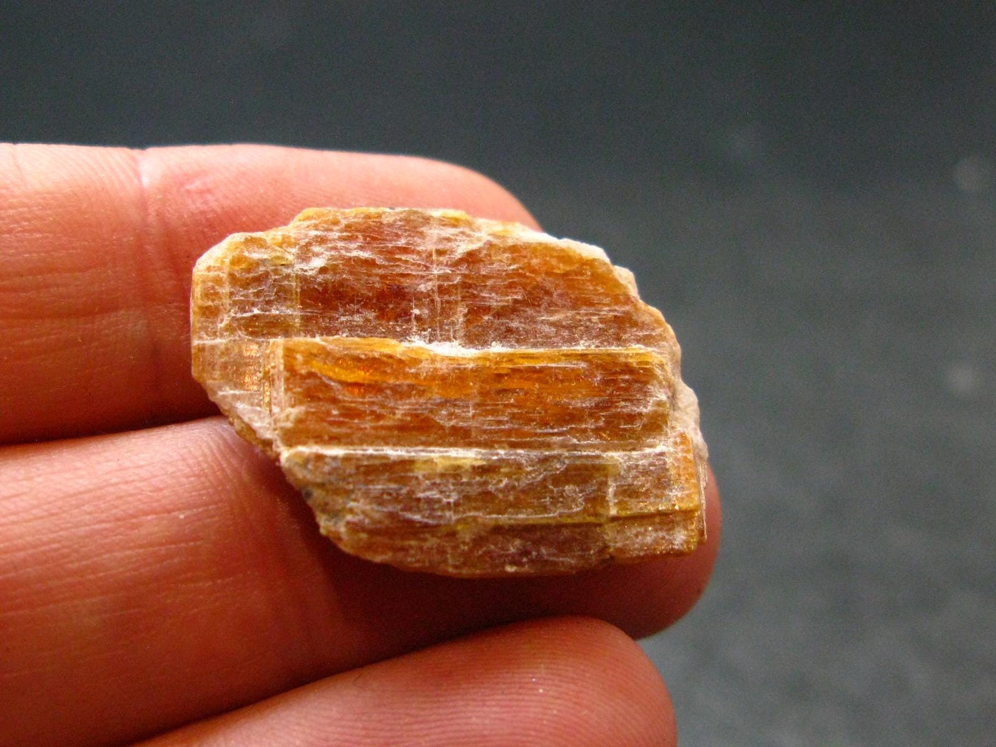 Rare Orange Kyanite Crystal From Tanzania - 1.0" - 3.53 Grams