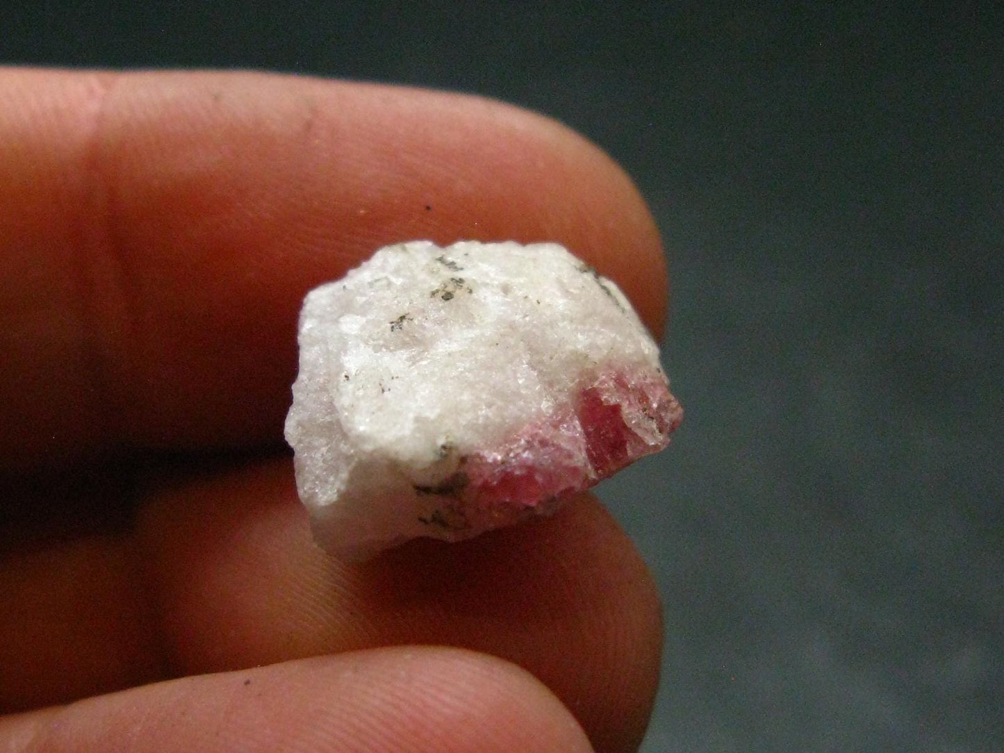 Rare Large Pezzottaite Crystal from Madagascar - 1.91 Grams - 0.6"