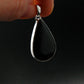 Black Onyx Silver Plated Pendant From Brazil - 7.39 Grams