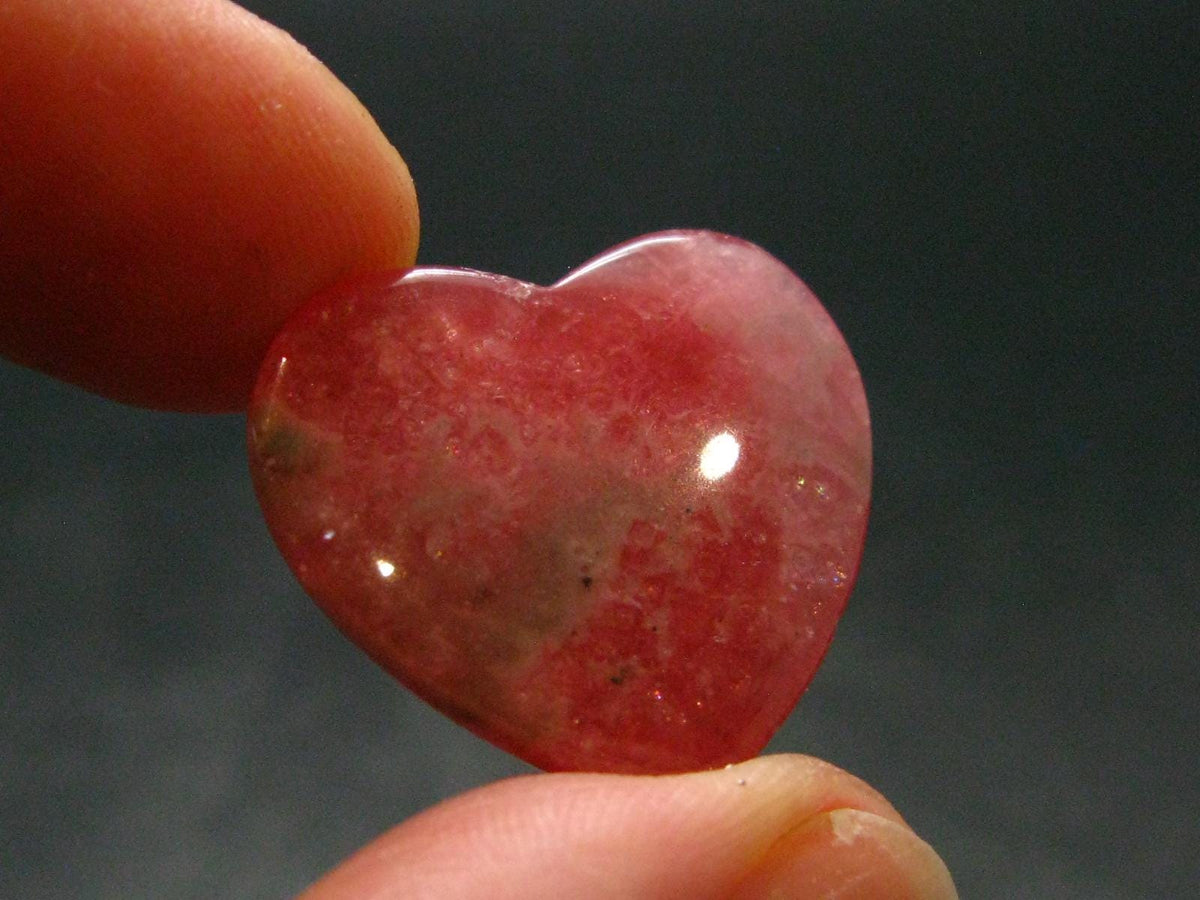 Rhodochrosite Heart from Argentina - 0.8" - 5.27 Grams