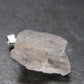 Clear Petalite Crystal Silver Pendant from Brazil - 0.9" - 2.34 Grams