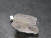Clear Petalite Crystal Silver Pendant from Brazil - 0.9" - 2.34 Grams