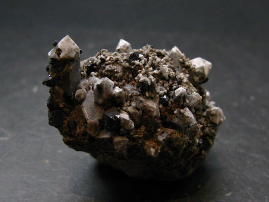 Brookite On Quartz Cluster From Arkansas - 42.9 Grams - 1.9"