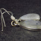 Pear Shaped Cabochon Natural Moonstone 925 Sterling Silver Drop Earrings - 1.3" - 2.96 Grams