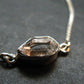 Herkimer Diamond Quartz Silver Bracelet Adjustable Length - 3.06 Grams