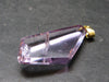 Amethyst Sterling Silver Gold Plated Pendant From Brazil - 1.7" - 6.87 Grams